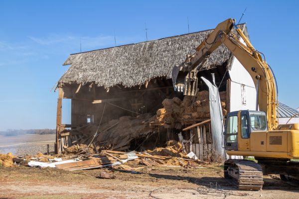 Barn Demolition in Westfield